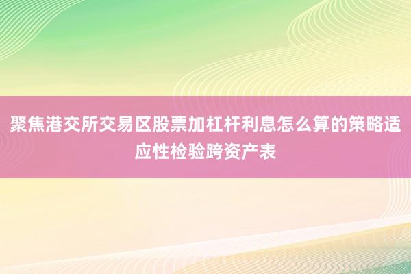 聚焦港交所交易区股票加杠杆利息怎么算的策略适应性检验跨资产表