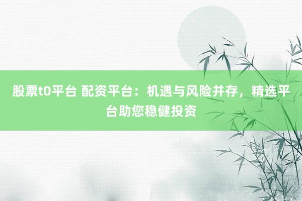 股票t0平台 配资平台：机遇与风险并存，精选平台助您稳健投资